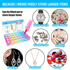 2pcs Teeth Keepsake Box Lost Deciduous Tooth Collection Organizer