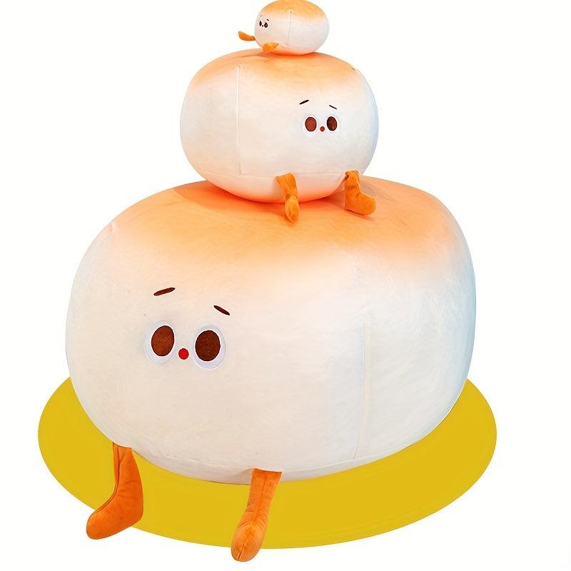 Plush Toast and Buns Sleeping Pillow, Home Sofa Cushion Decor