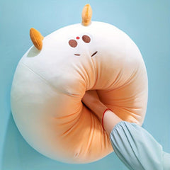 Plush Toast and Buns Sleeping Pillow, Home Sofa Cushion Decor