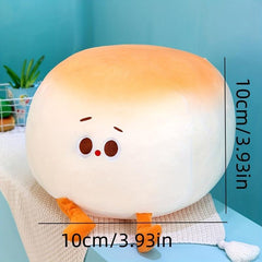Plush Toast and Buns Sleeping Pillow, Home Sofa Cushion Decor