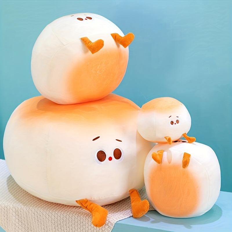 Plush Toast and Buns Sleeping Pillow, Home Sofa Cushion Decor