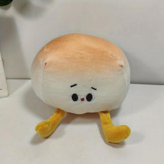 Plush Toast and Buns Sleeping Pillow, Home Sofa Cushion Decor