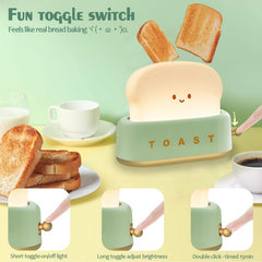 LED Toast Lamp Dimmable Night Light