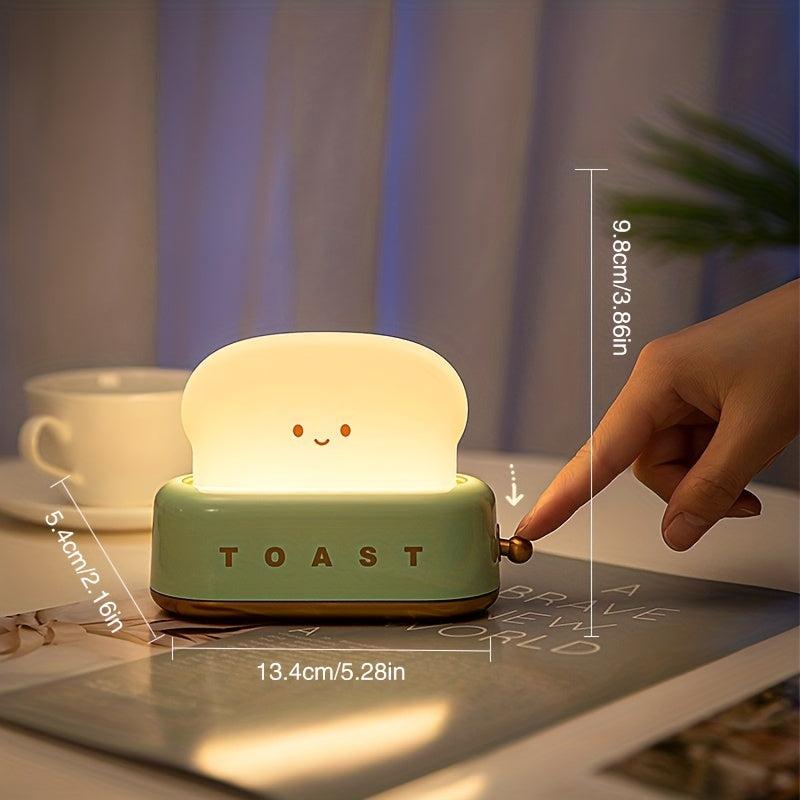 LED Toast Lamp Dimmable Night Light