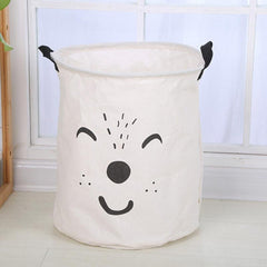 1pc Foldable Sundries Basket Dirty Clothes Storage Bucket