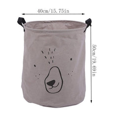 1pc Foldable Sundries Basket Dirty Clothes Storage Bucket