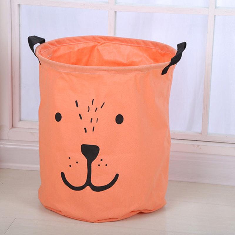 1pc Foldable Sundries Basket Dirty Clothes Storage Bucket