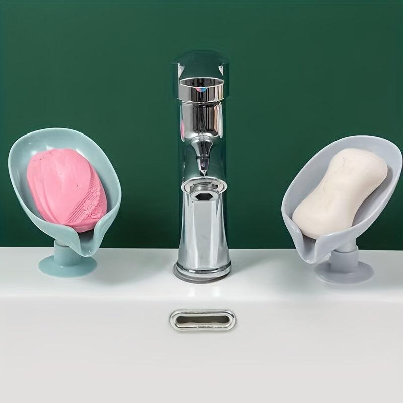 Suction Cup Soap Dish for Bathroom Kitchen Toilet