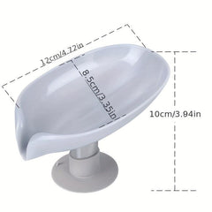 Suction Cup Soap Dish for Bathroom Kitchen Toilet