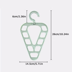 3pcs Space Saving Hanger Multifunctional Rotatable Clothes Storage Hanger