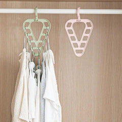 3pcs Space Saving Hanger Multifunctional Rotatable Clothes Storage Hanger