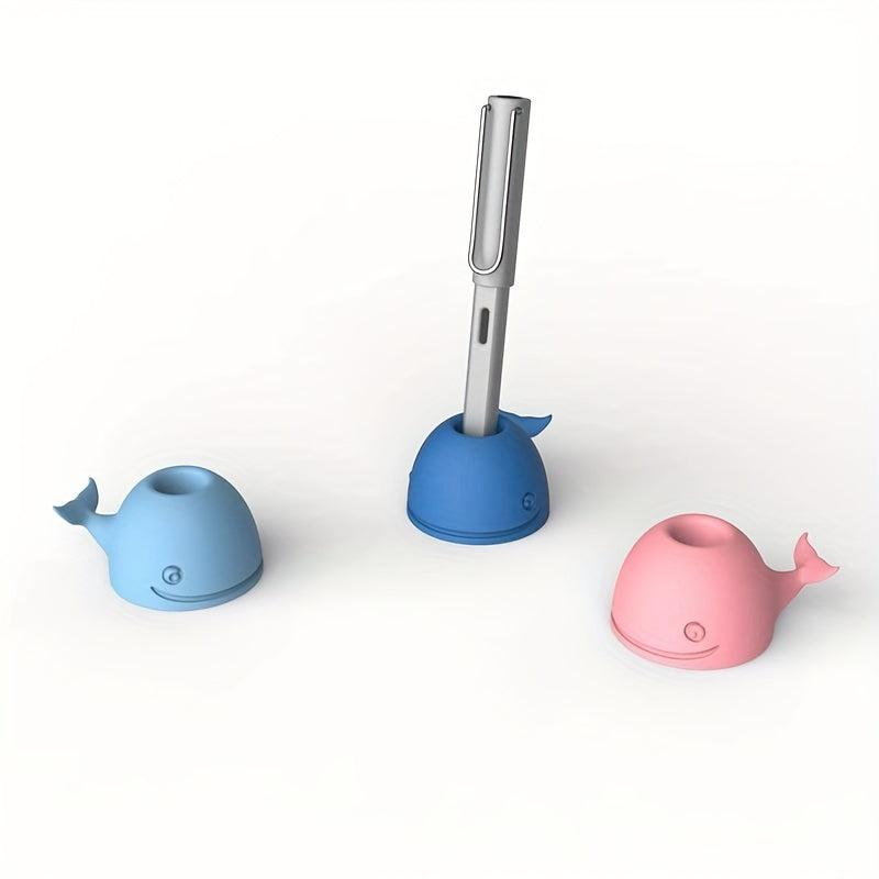 Cartoon Whale Silicone Toothbrush Holder Multi-functional Stand