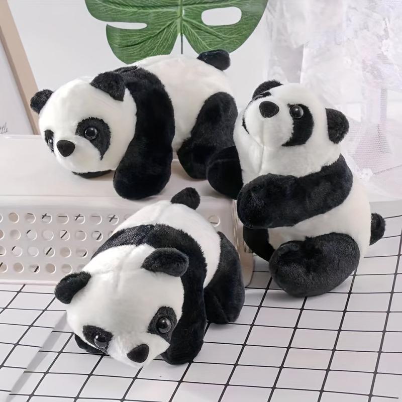 Big Panda Plush Toy Simulation Tummy Time Pillow