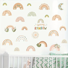 Rainbow Cartoon Wall Sticker for Kids Bedroom Decoration