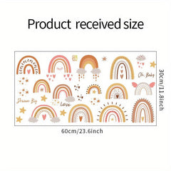 Rainbow Cartoon Wall Sticker for Kids Bedroom Decoration