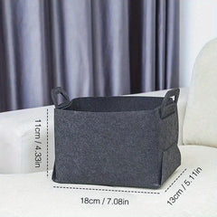 Minimalist Felt Storage Bag Large Capacity Organizer Box