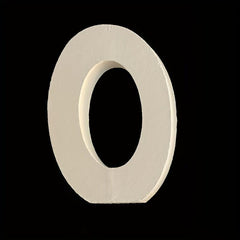 4 Inch Unfinished Wood Numbers for Wall Decor