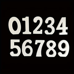 4 Inch Unfinished Wood Numbers for Wall Decor