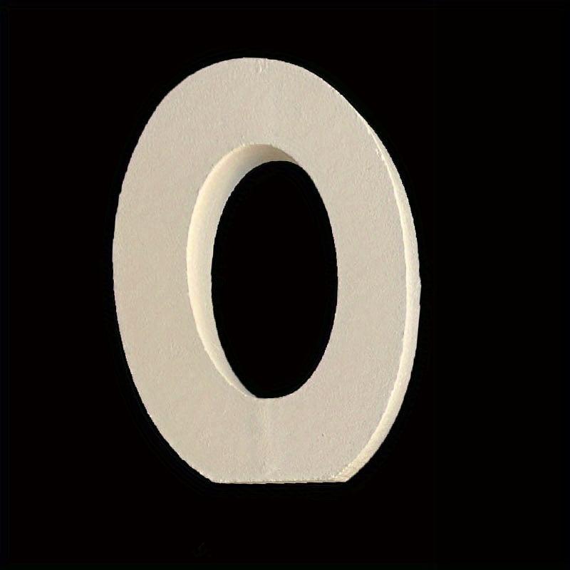 4 Inch Unfinished Wood Numbers for Wall Decor