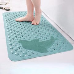 Non-slip Suction Cup Bath Mat with Draining Holes