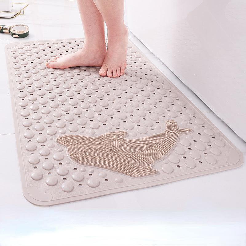 Non-slip Suction Cup Bath Mat with Draining Holes