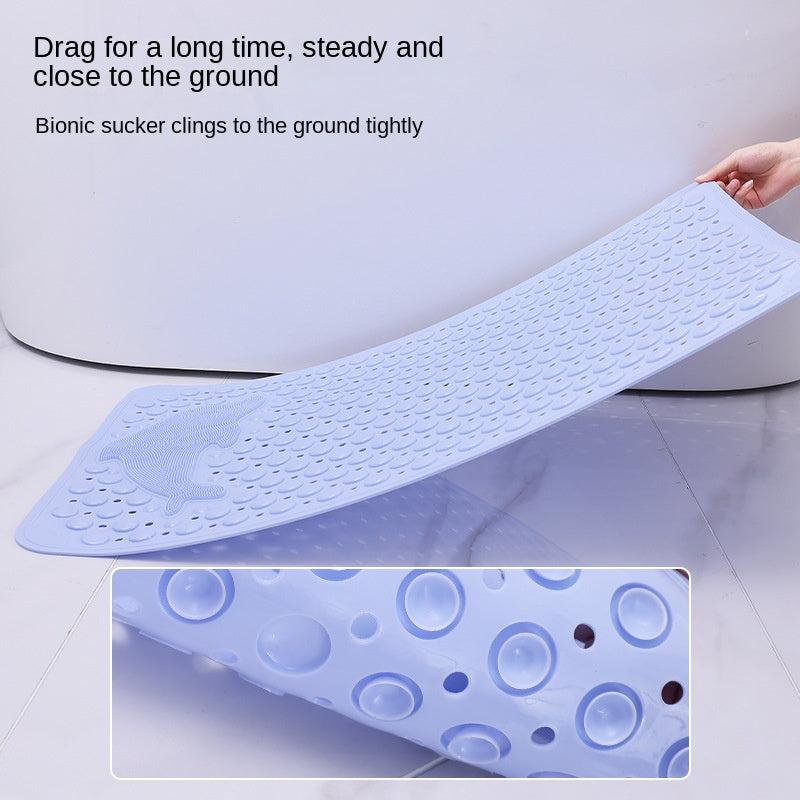 Non-slip Suction Cup Bath Mat with Draining Holes