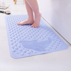 Non-slip Suction Cup Bath Mat with Draining Holes