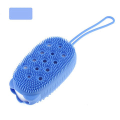 Soft Silicone Body Scrubber Massage Bath Brush Exfoliates Dead Skin