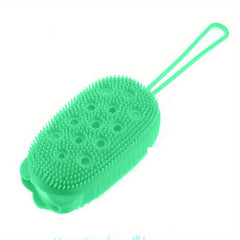Soft Silicone Body Scrubber Massage Bath Brush Exfoliates Dead Skin