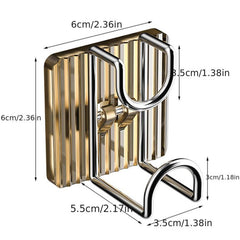 Self Adhesive Hooks Wall Mount Planter Holder Storage Rack Basin Organizer