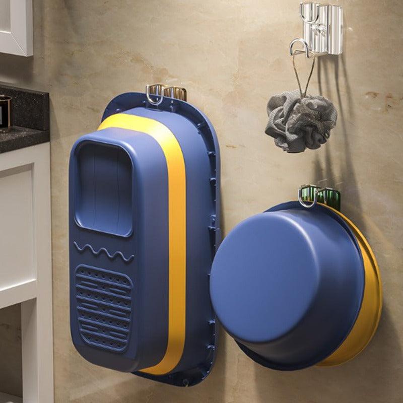 Self Adhesive Hooks Wall Mount Planter Holder Storage Rack Basin Organizer