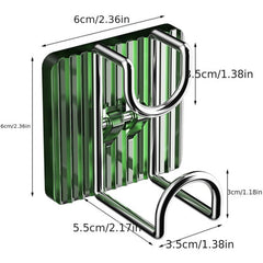 Self Adhesive Hooks Wall Mount Planter Holder Storage Rack Basin Organizer