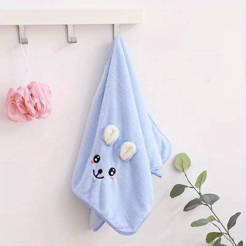 Soft Baby Hand Towel and Bath Towel - Quick Drying Coral Velvet