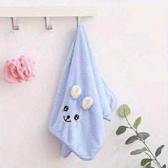 Soft Baby Hand Towel and Bath Towel - Quick Drying Coral Velvet
