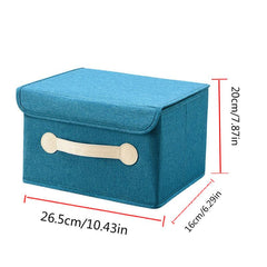 Fabric Folding Storage Box for Clothes, Dust-proof Sundries Organize