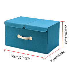 Fabric Folding Storage Box for Clothes, Dust-proof Sundries Organize
