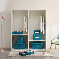 Fabric Folding Storage Box for Clothes, Dust-proof Sundries Organize