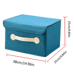 Fabric Folding Storage Box for Clothes, Dust-proof Sundries Organize