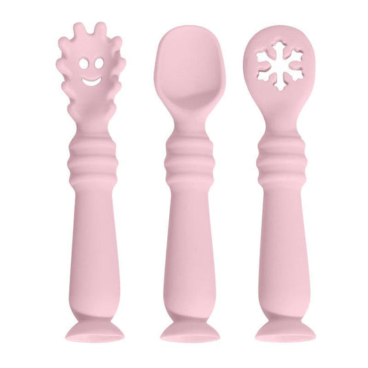 3 Packs Baby Silicone Fork Spoon Set Noodle Spoon Rice Paste Spoon