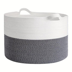 Oversized Laundry Basket Woven Storage Hamper with Handles