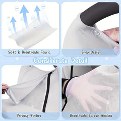 Grey Baby Car Seat Covers Stretchy Nursing Covers