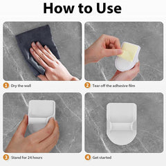 8pcs Spray Bottle Holder Wall Mounted Space Saving Firmly Spray Bottle Bracket