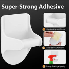 8pcs Spray Bottle Holder Wall Mounted Space Saving Firmly Spray Bottle Bracket