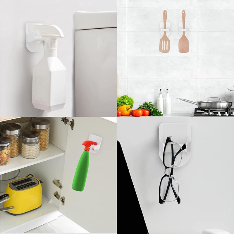 8pcs Spray Bottle Holder Wall Mounted Space Saving Firmly Spray Bottle Bracket