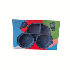 Silicone Suction Plate for Toddlers with Fork Spoon Set