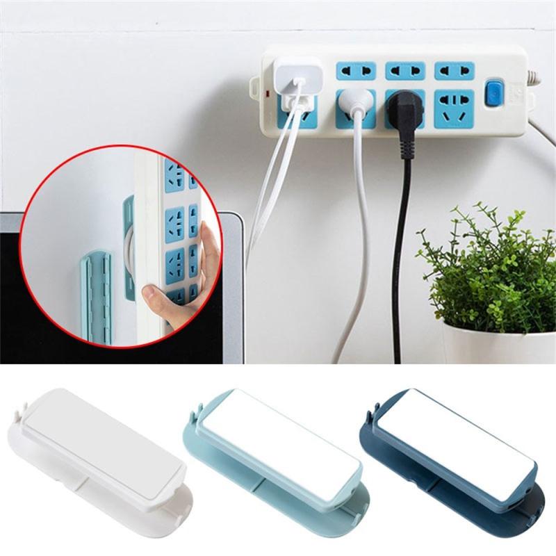 2pcs Power Strip Holder Self Adhesive Mounts, Cable Management