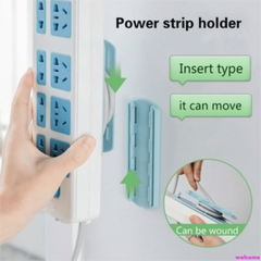 2pcs Power Strip Holder Self Adhesive Mounts, Cable Management