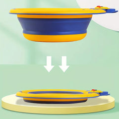 Duck Folding Tub Plastic Baby Bathtub Wash Basin Portable Collapsible Tub