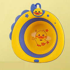 Duck Folding Tub Plastic Baby Bathtub Wash Basin Portable Collapsible Tub