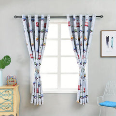 Car Printed Blackout Curtain for Kids Room